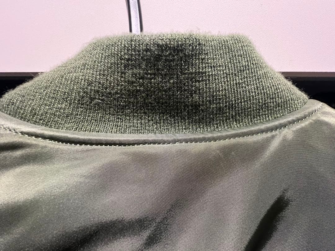 そー様　ALPHA INDUSTRIES MA-1 ジャケットセージグリーン L