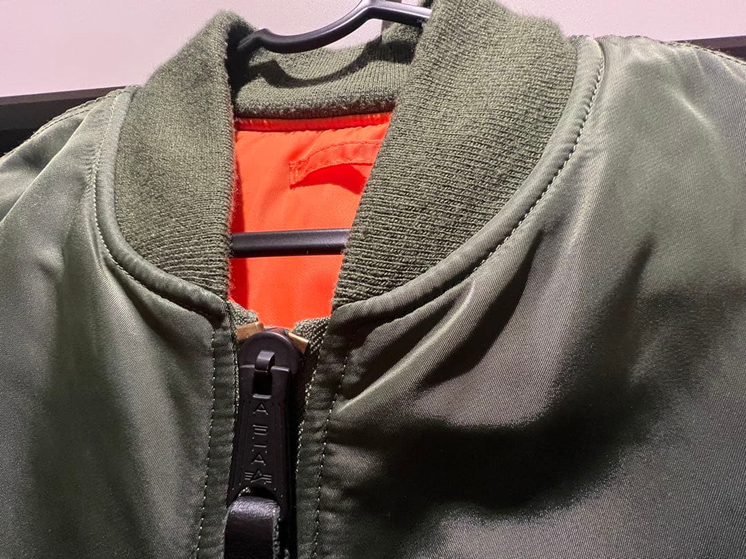 そー様　ALPHA INDUSTRIES MA-1 ジャケットセージグリーン L