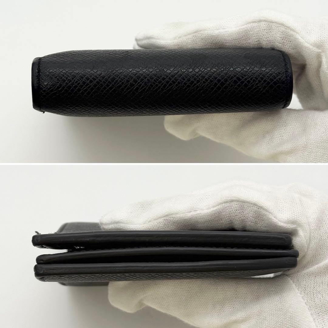 美品 ルイヴィトン タイガ 新型 ポルトフォイユ アメリゴ NM ブラック 黒