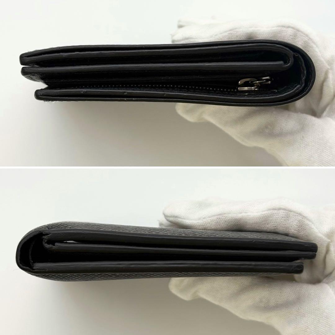 美品 ルイヴィトン タイガ 新型 ポルトフォイユ アメリゴ NM ブラック 黒