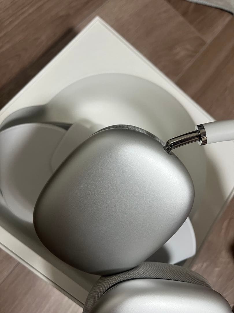 AirPods Max シルバー ケース付き（カバー付き）