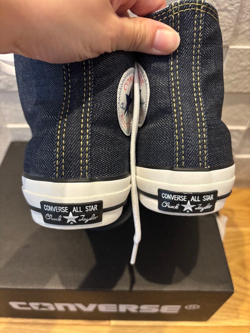 コンバース　100周年モデルデニムハイカットスニーカー