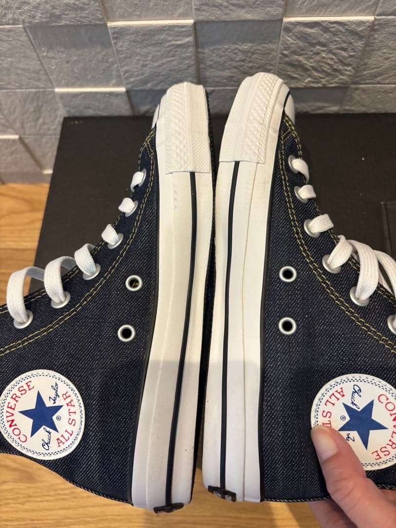 コンバース　100周年モデルデニムハイカットスニーカー