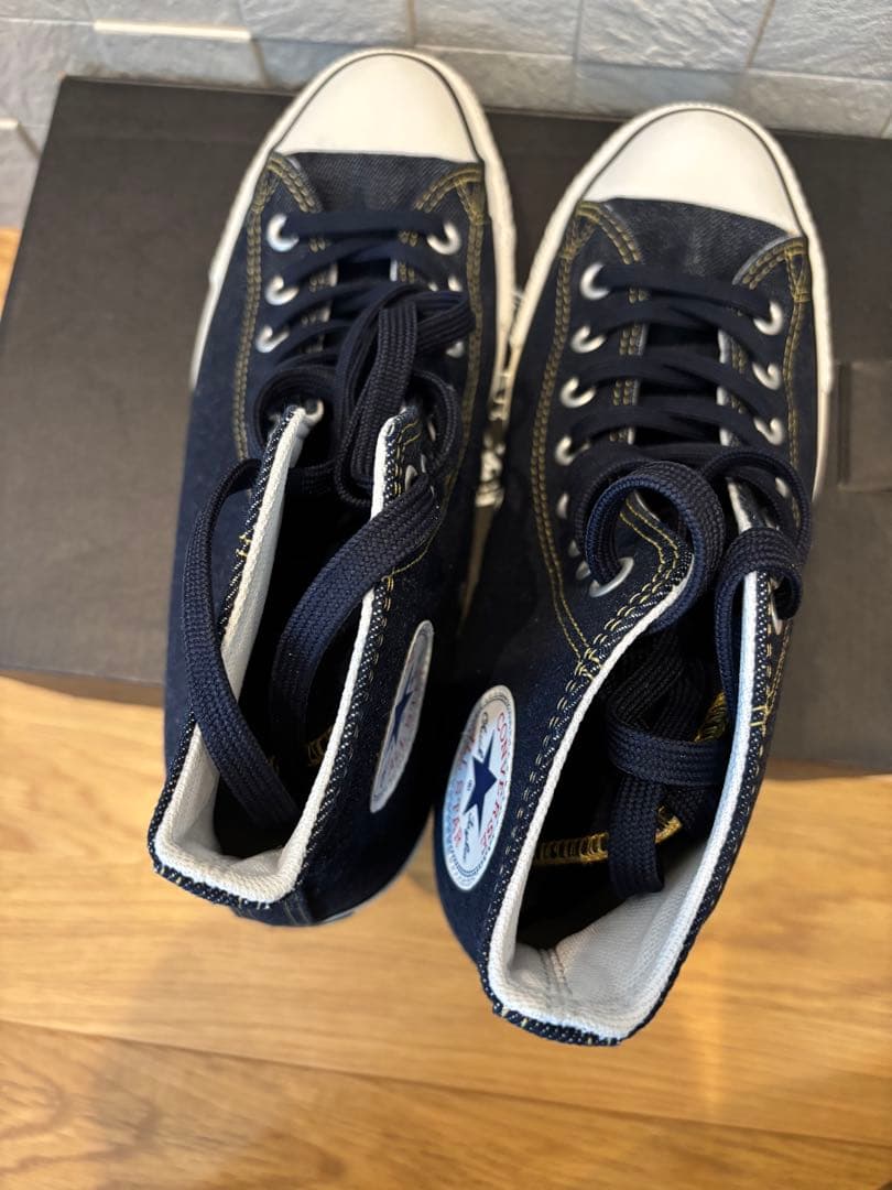 コンバース　100周年モデルデニムハイカットスニーカー