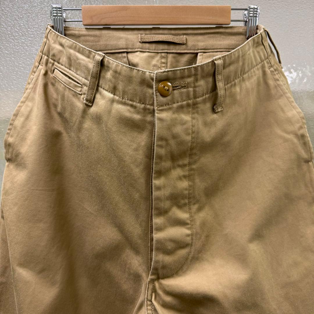 Nigel Cabourn ベーシックミリタリーチノ 32 ベージュ