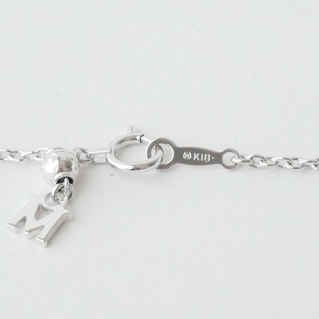 極美品【ミキモト】現行品　黒蝶パール　約10mm　ダイヤ　ペンダント　ネックレス