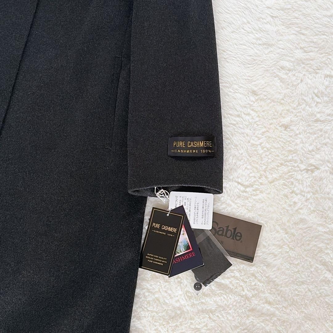 新品タグ付き✨【ピュアカシミヤ】ブルーフォックス マキシ丈ロングコート 2way