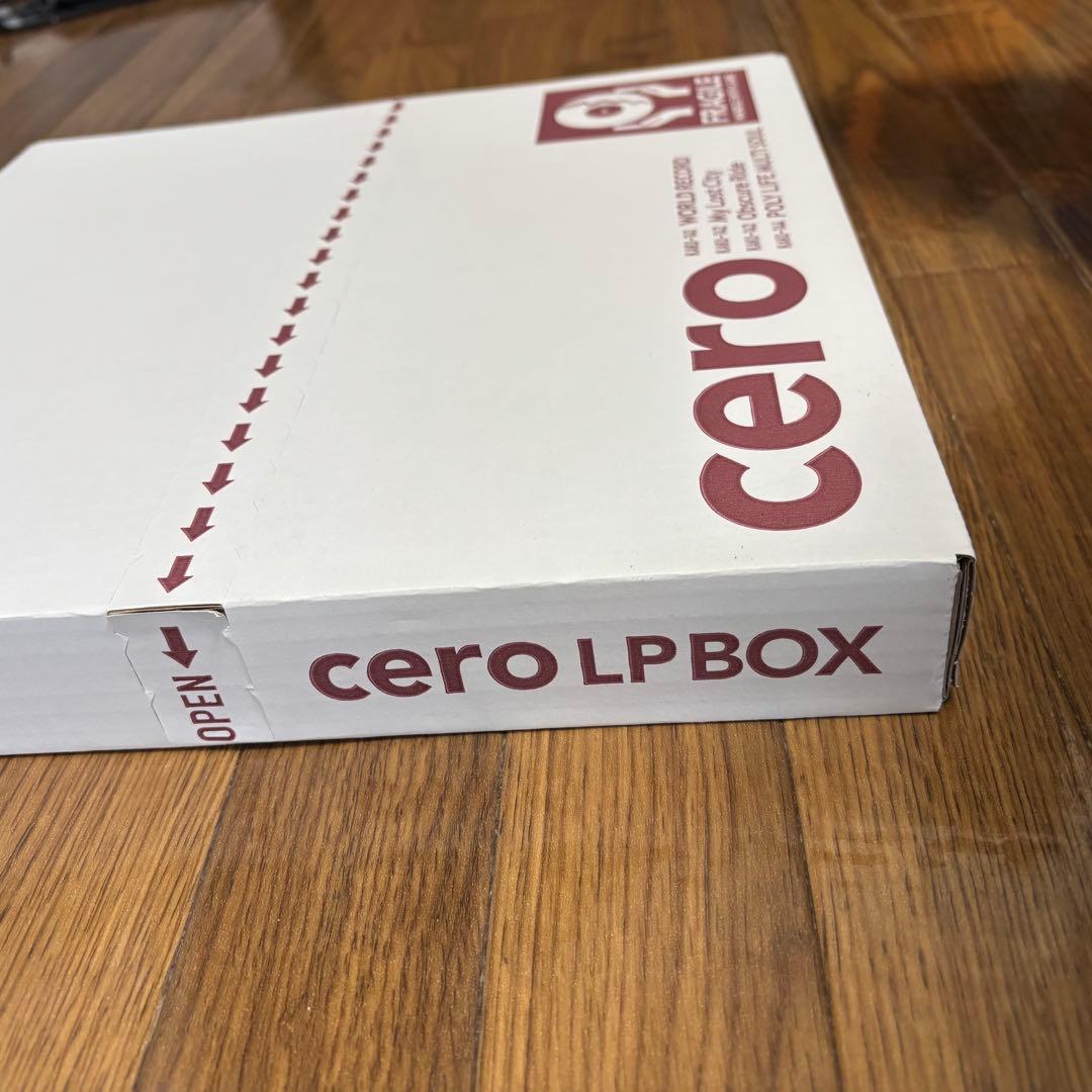 cero アナログ4タイトルオリジナルスリーブセット（直筆サイン入り）