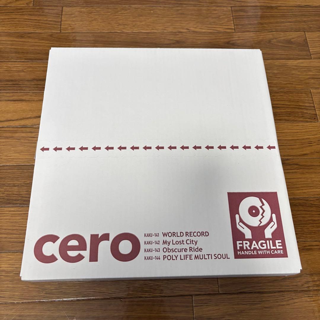 cero アナログ4タイトルオリジナルスリーブセット（直筆サイン入り）