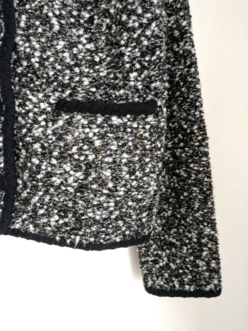 今季美品*定価7.5万 theory luxe ツイードニットジャケット 38