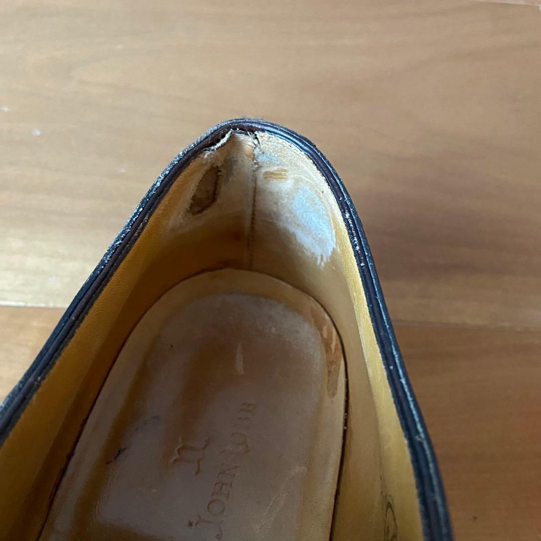 John Lobb ☆ダークブラウン キャップトゥ ドレスシューズ