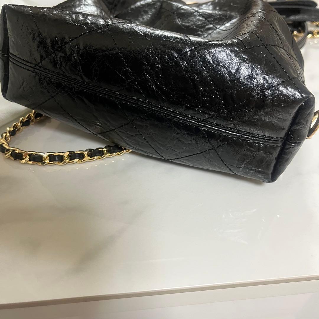 Duo ドゥオ チェーンハンドルツーウェイバックパック - ブラック　Sサイズ