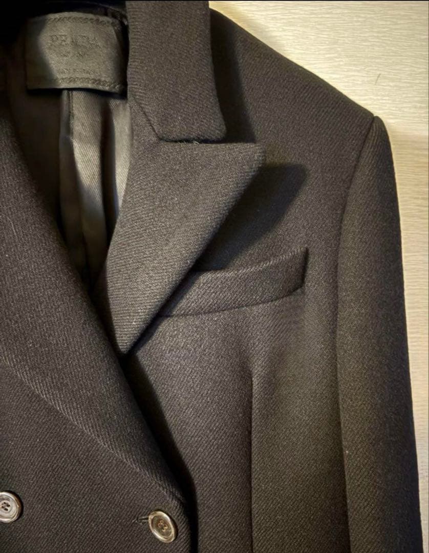 Prada ロングコート ダブルブレスト チェスターコート