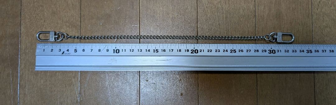 Louis Vuitton 純正 ウォレットチェーン シルバー