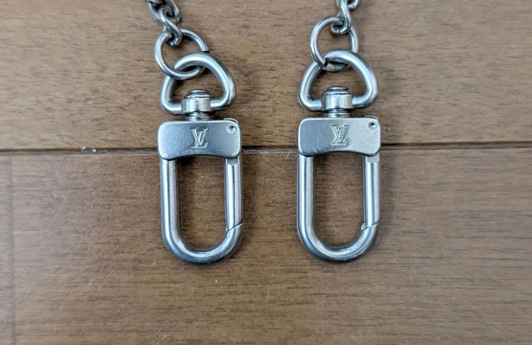 Louis Vuitton 純正 ウォレットチェーン シルバー