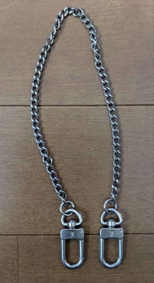 Louis Vuitton 純正 ウォレットチェーン シルバー