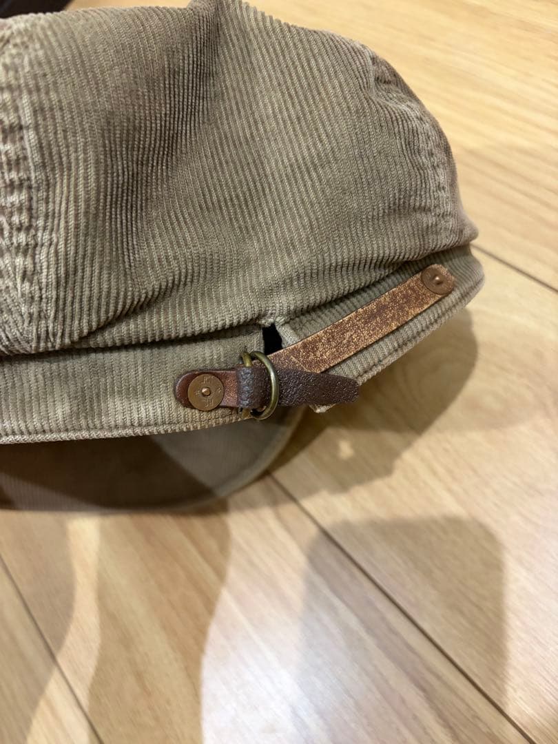 RRL ラルフローレン　細コーデュロイキャスケット ダブルアールエル帽子キャップ