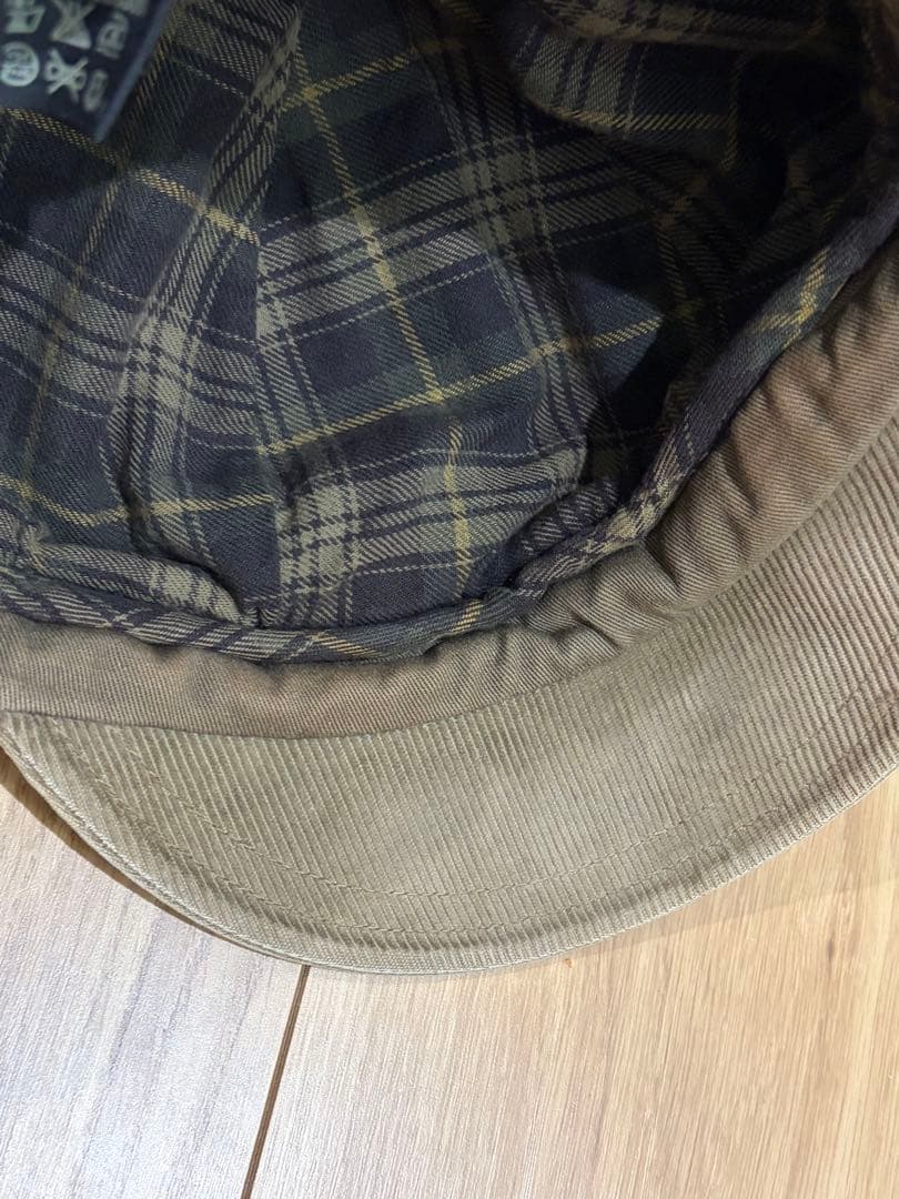 RRL ラルフローレン　細コーデュロイキャスケット ダブルアールエル帽子キャップ