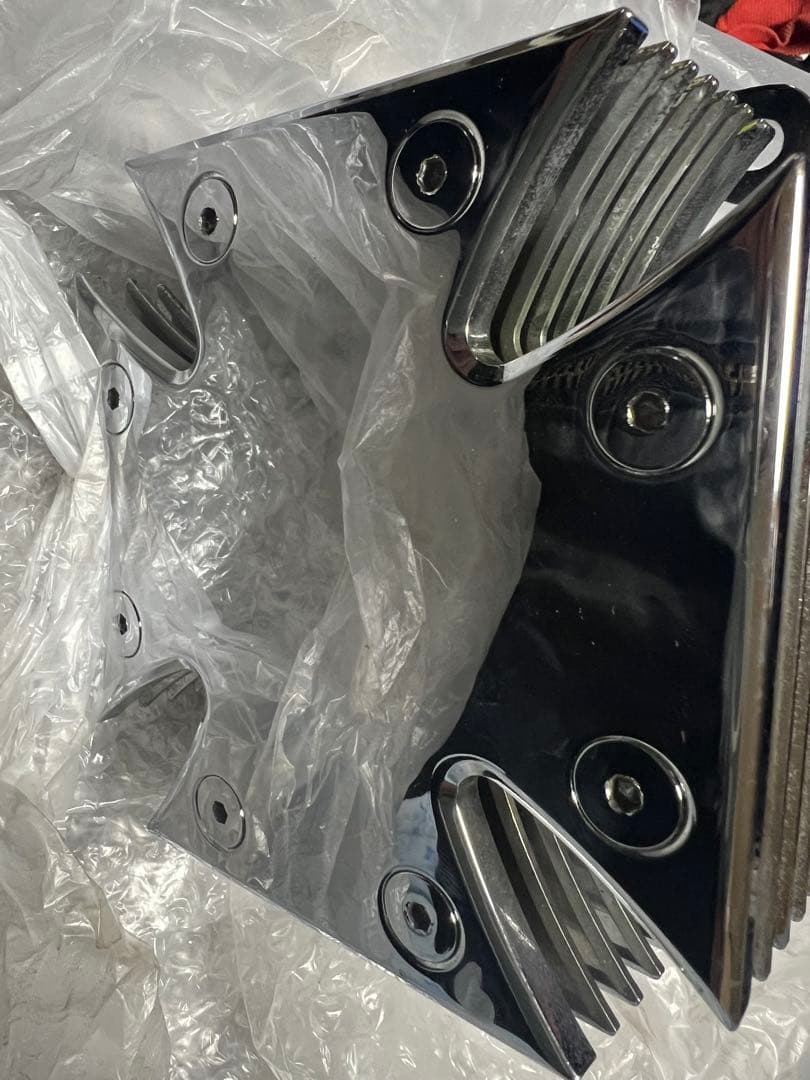 アイアンクロスエアクリーナー　マルチーズクロス ショベルバンナックルアイアンエボ