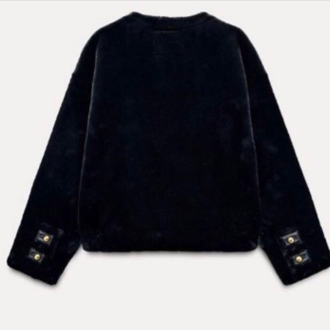 【ZARA美品L】フェイクファージャケット　値下げ不可