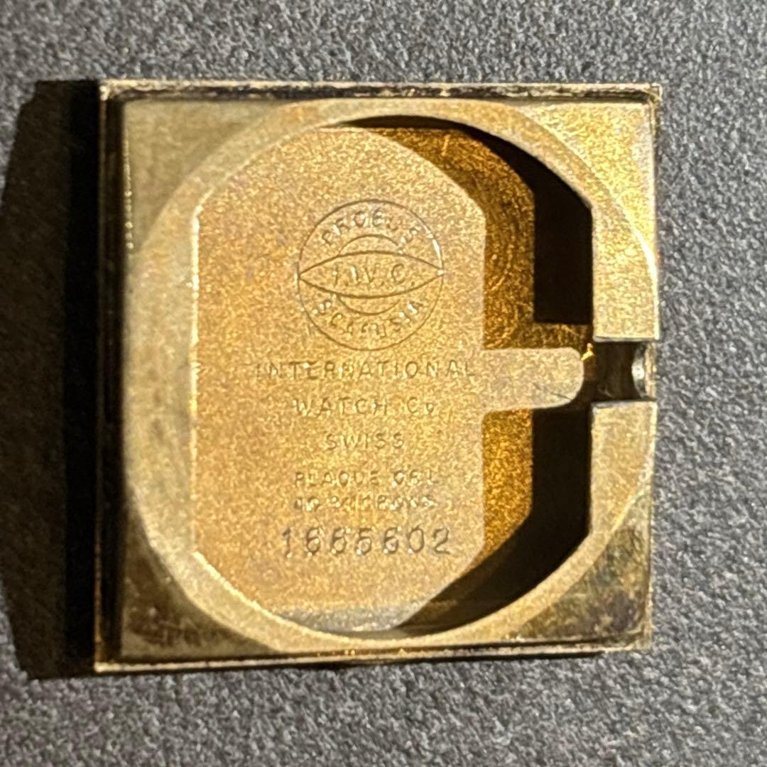 【稼働品 】IWC 手巻き　スクエア アンティーク　シャフハウゼン