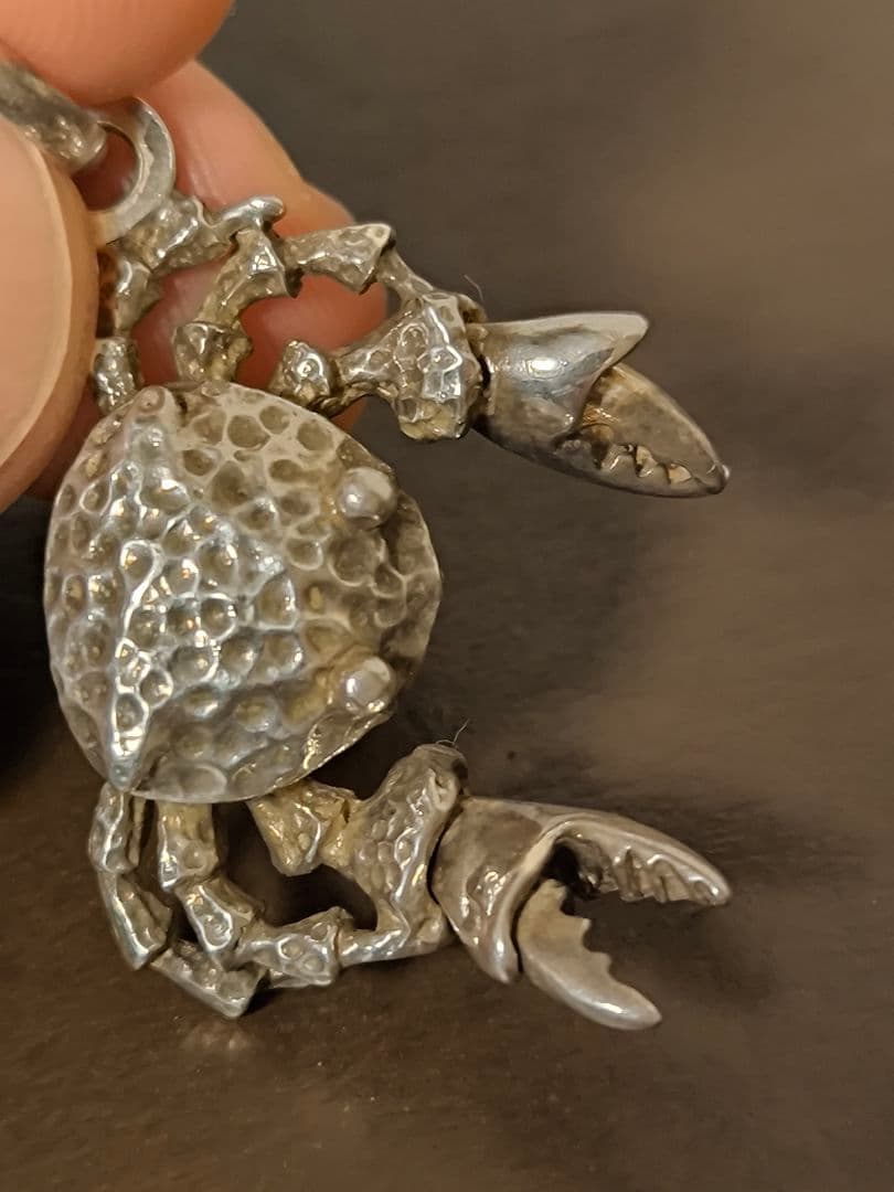 unoaerre ウノアエレ ヴィンテージ 星座 蟹座 カニ ペンダントトップ