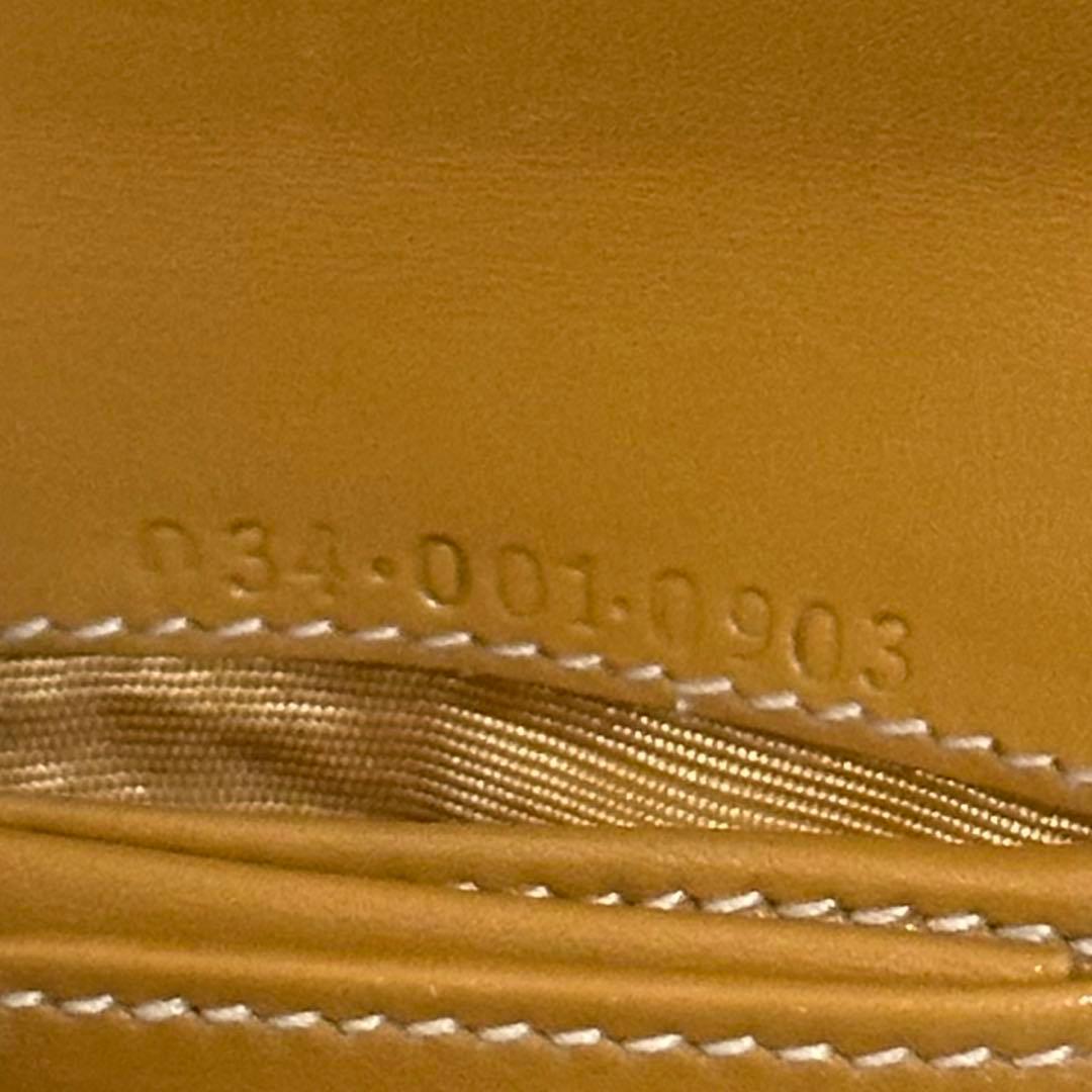 グッチ 二つ折り財布 GG柄 PVC レザー ベージュ コンパクト ゴールドロゴ