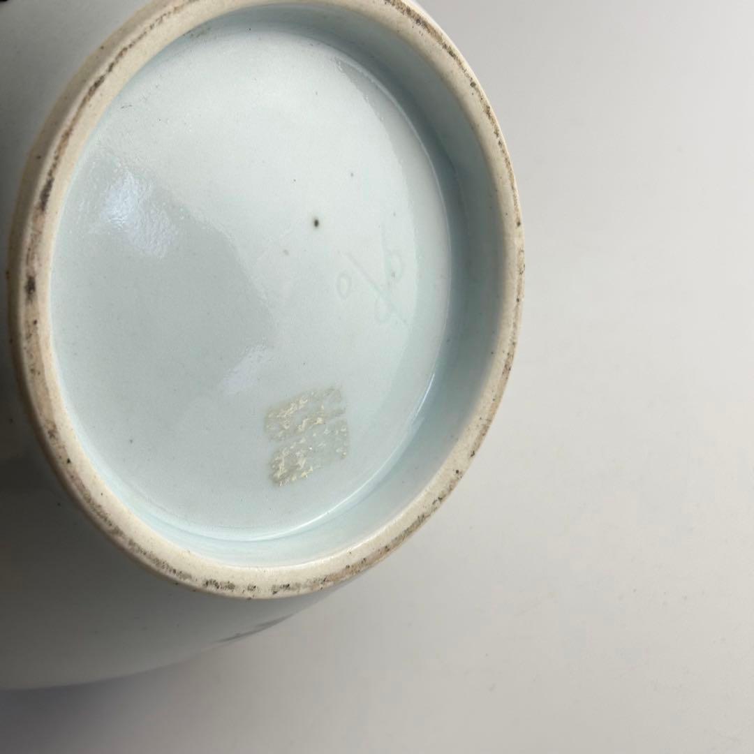 韓国人間国宝 申相浩 鉄絵 壺 韓国美術 花入 花瓶