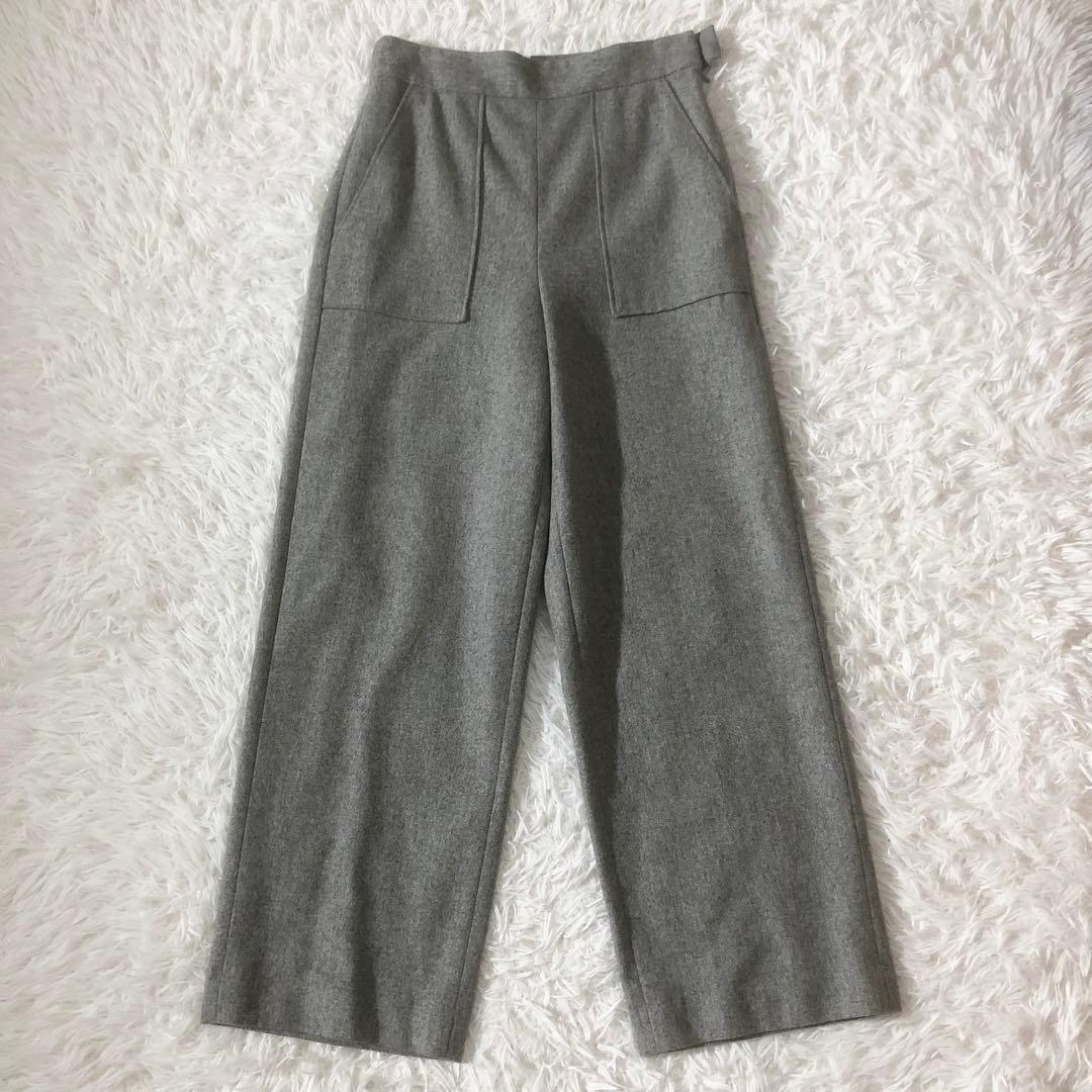 未使用級 マカフィー 23Aw ウールナイロンフランネル ベイカーパンツ