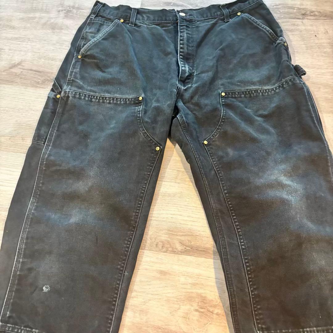 Carhartt B01USA製ダブルニーブラック良フェード ヘルメット#529