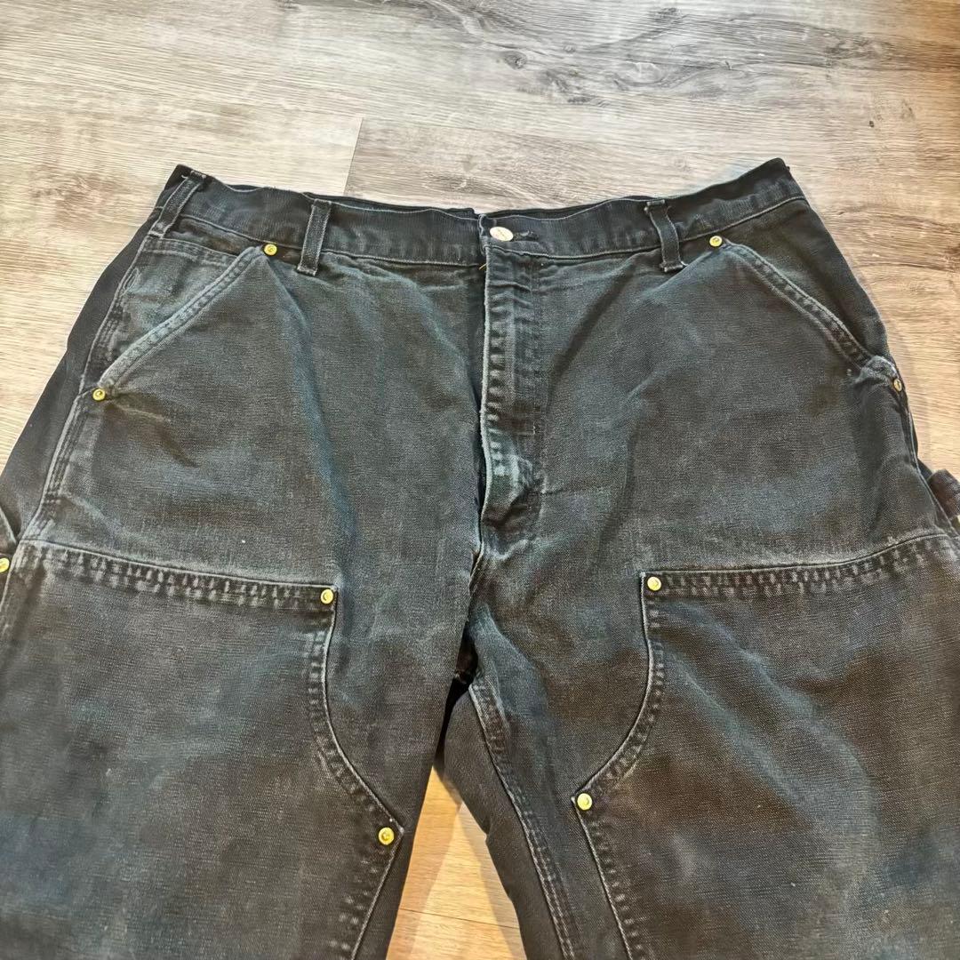 Carhartt B01USA製ダブルニーブラック良フェード ヘルメット#529