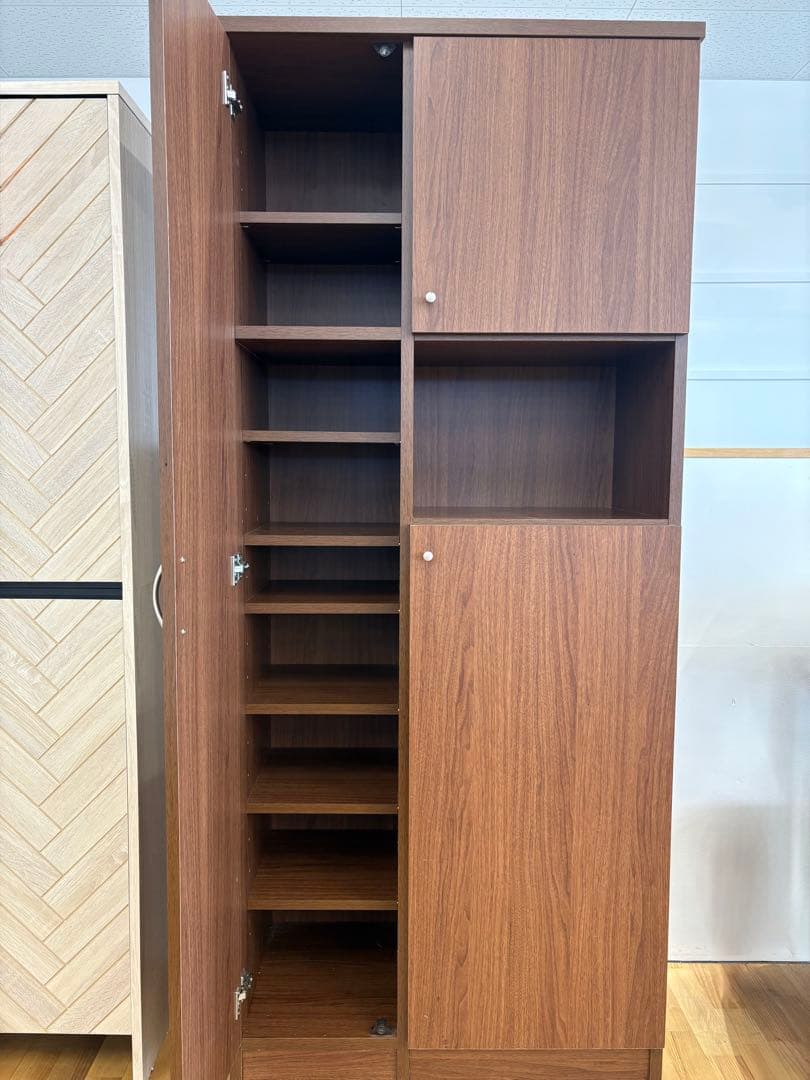 M136 中村敬木工 下駄箱 げた箱 シューズボックス 幅775ｍｍ