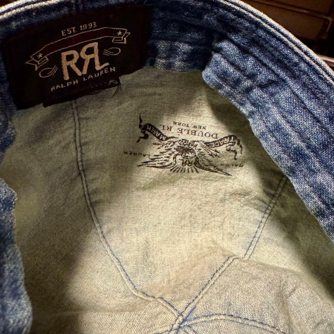 RRL DENIM NEWSBOY CAP デニム ニュースボーイキャップ L