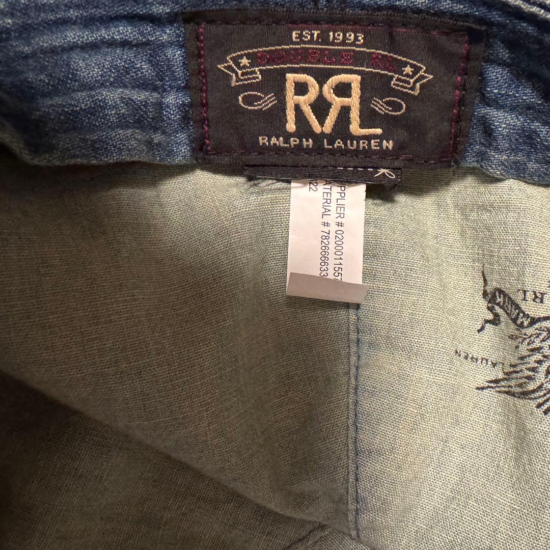 RRL DENIM NEWSBOY CAP デニム ニュースボーイキャップ L