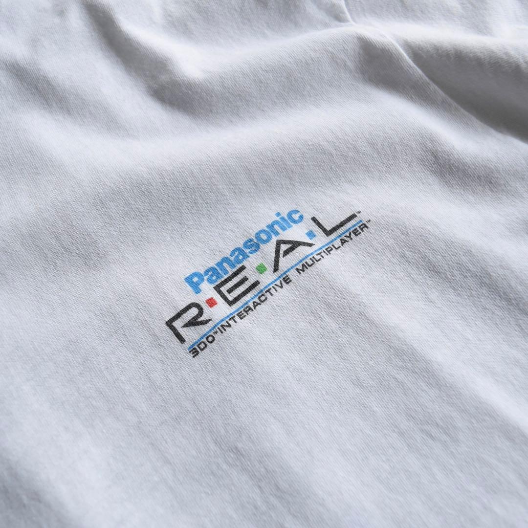 80s90s Panasonic REALパナソニック プリントTシャツ USA