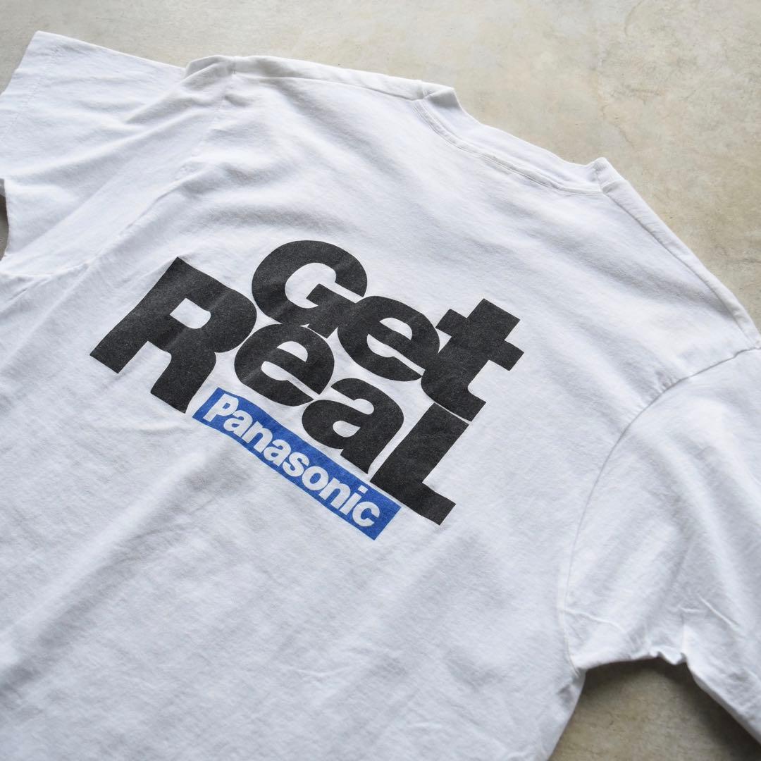 80s90s Panasonic REALパナソニック プリントTシャツ USA