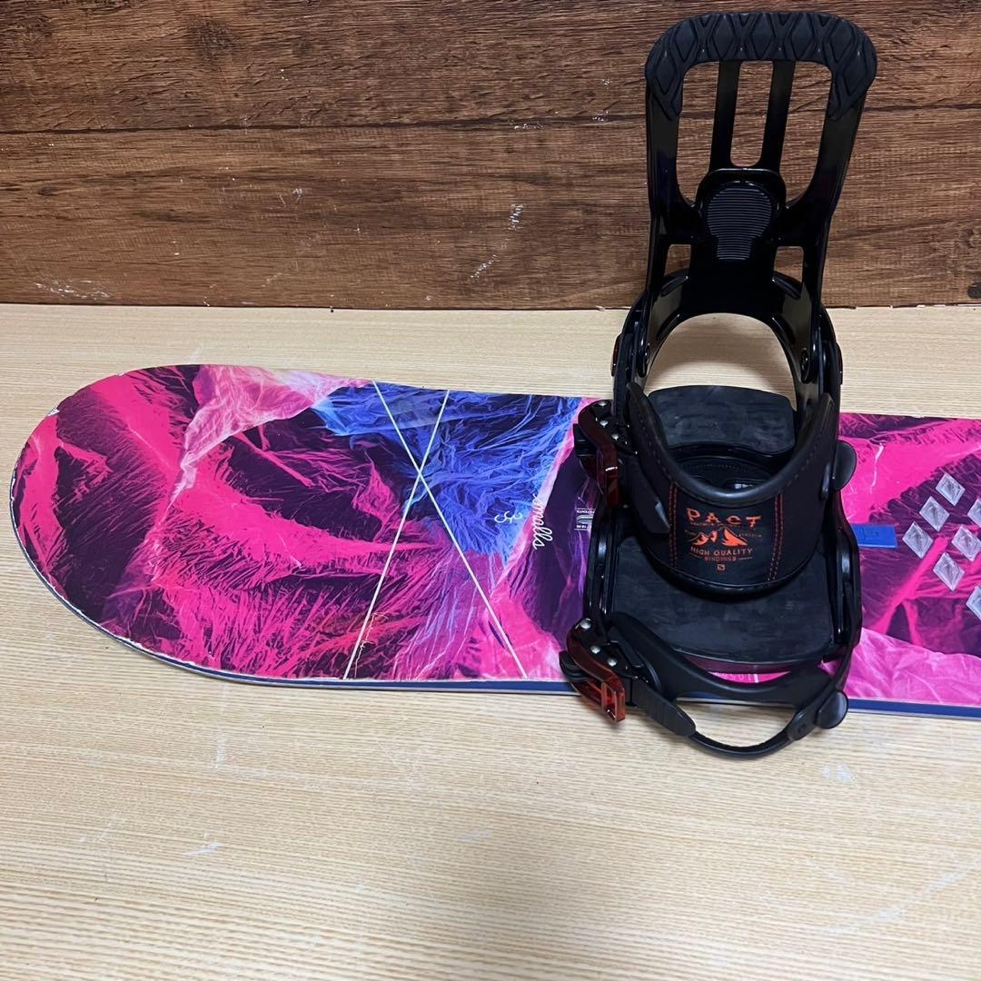 BURTON フライングＶ　レディース　スノーボード5点セット