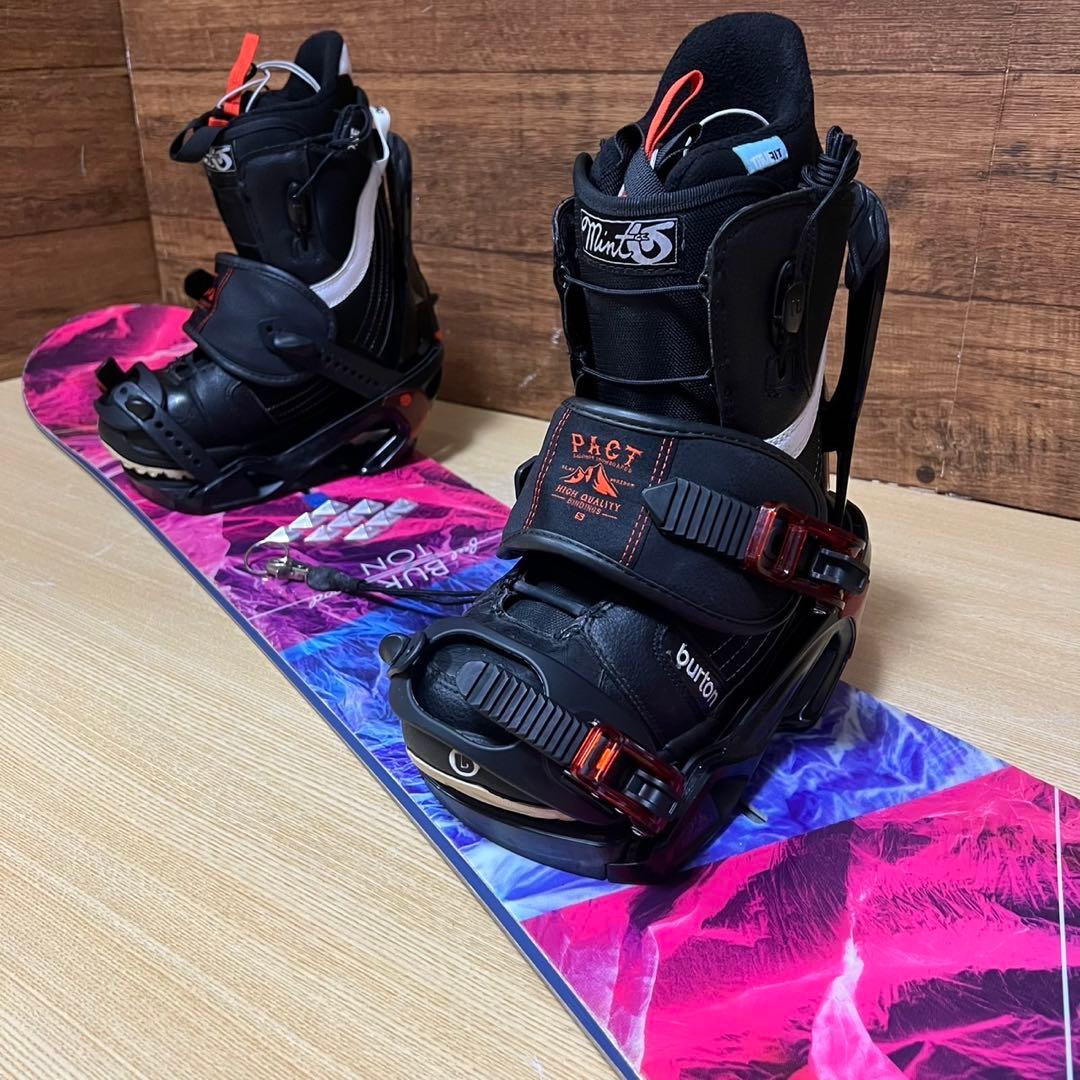 BURTON フライングＶ　レディース　スノーボード5点セット