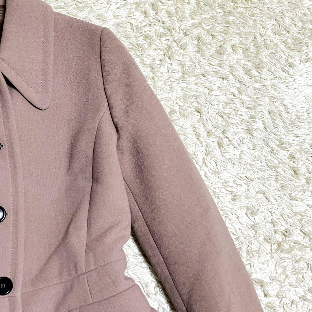 miumiu ベーシックロングコート ワンピースコート ピンクベージュ 38