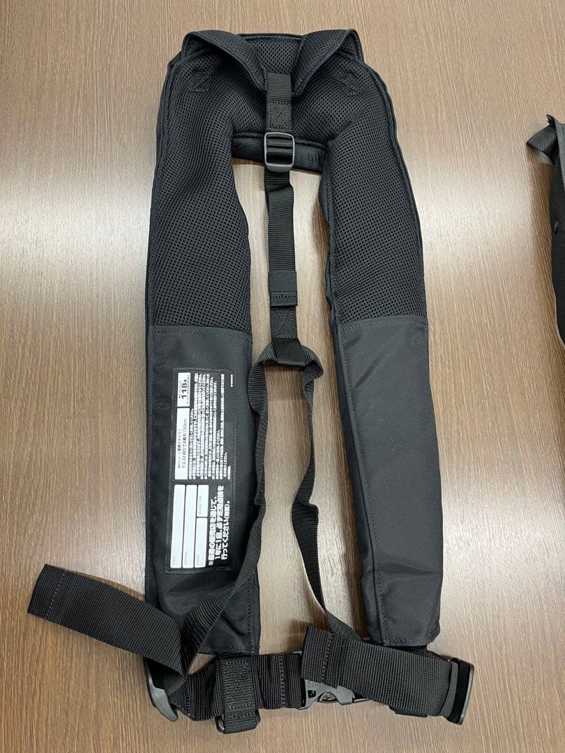 シマノ ライフジャケット ラフトエアジャケット フルブラック VF-051K