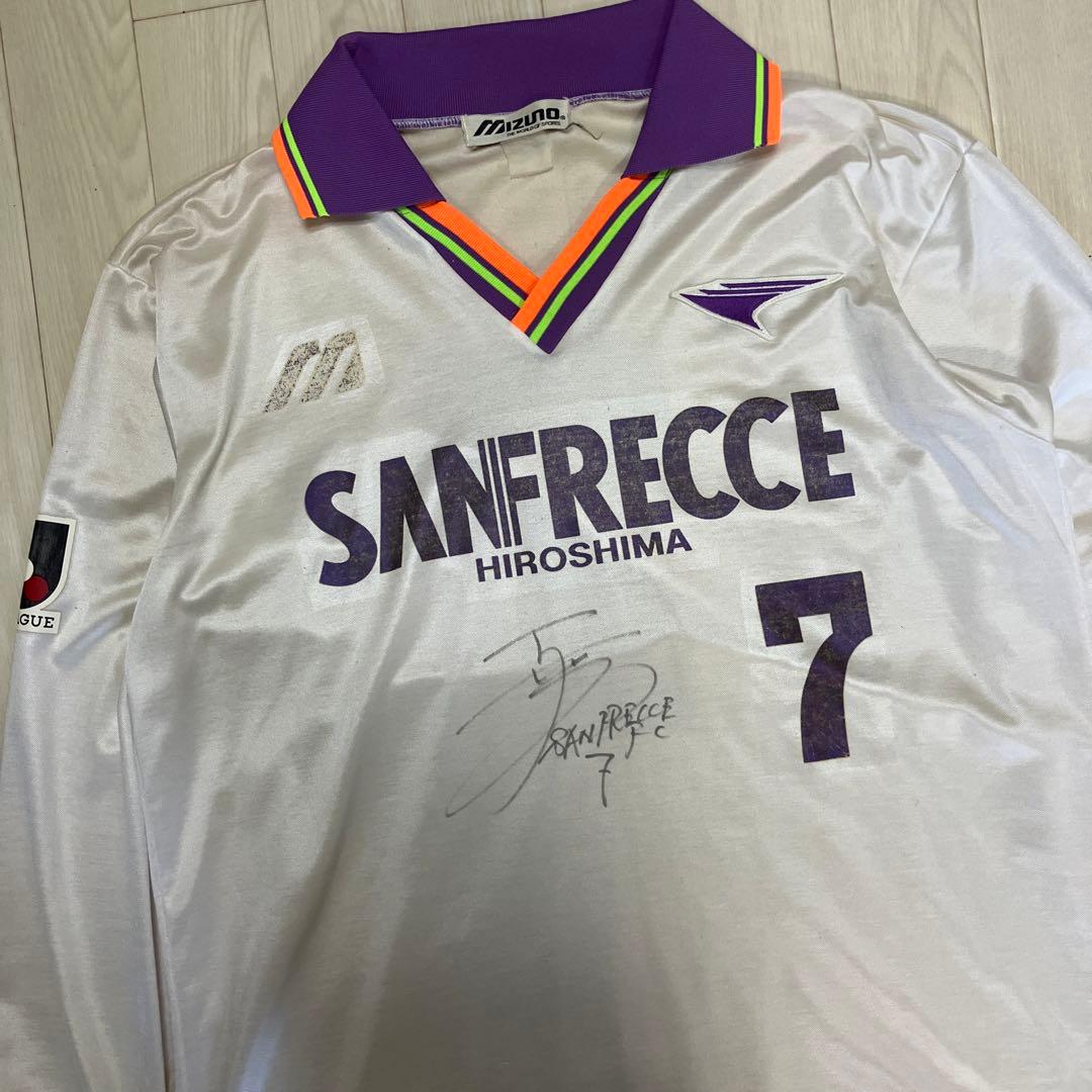 サンフレッチェ広島 長袖 ユニフォーム 森保一サイン入り レトロヴィンテージ