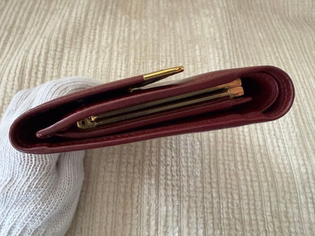 Cartier 財布　ボルドー