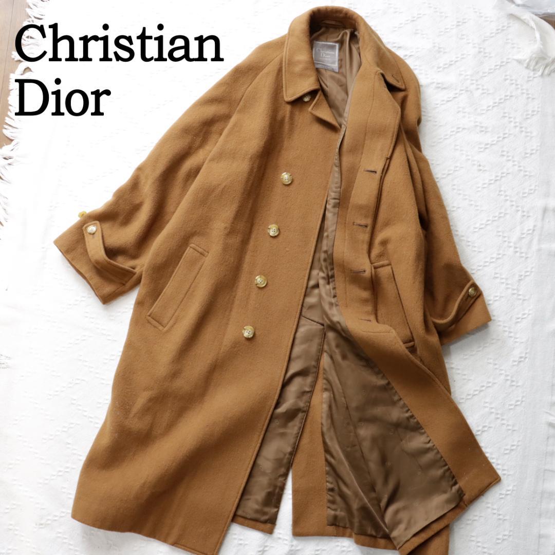 ヴィンテージ　プレタポルテ　クリスチャンディオール　ウールロングコート
