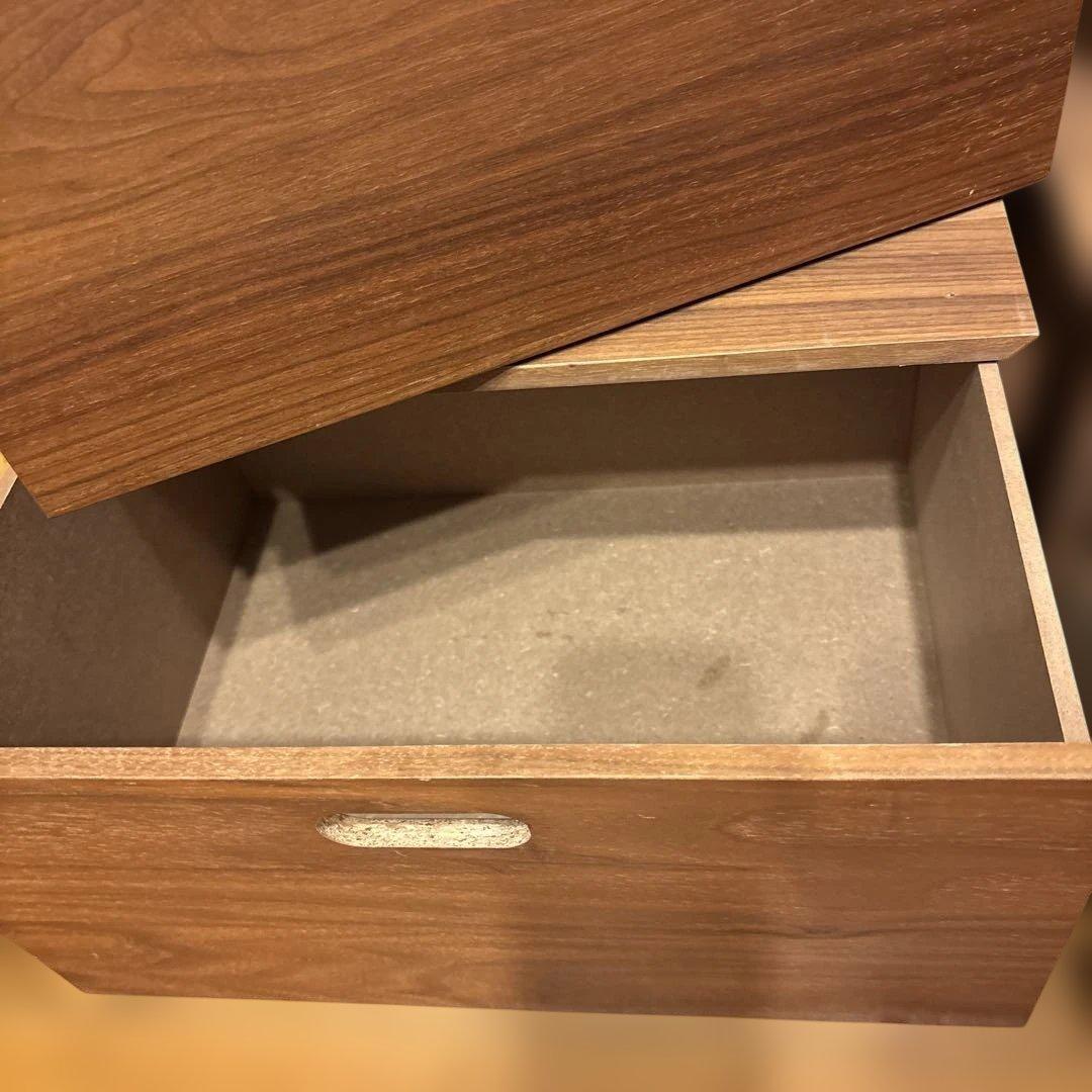 無印良品 ウォールナット スタッキング 引き出しセット