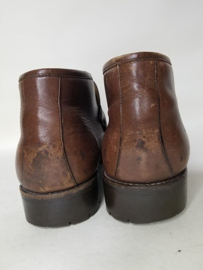 GUCCI グッチ 42 1/2 ホースビット ショートブーツ ブラウン 茶色