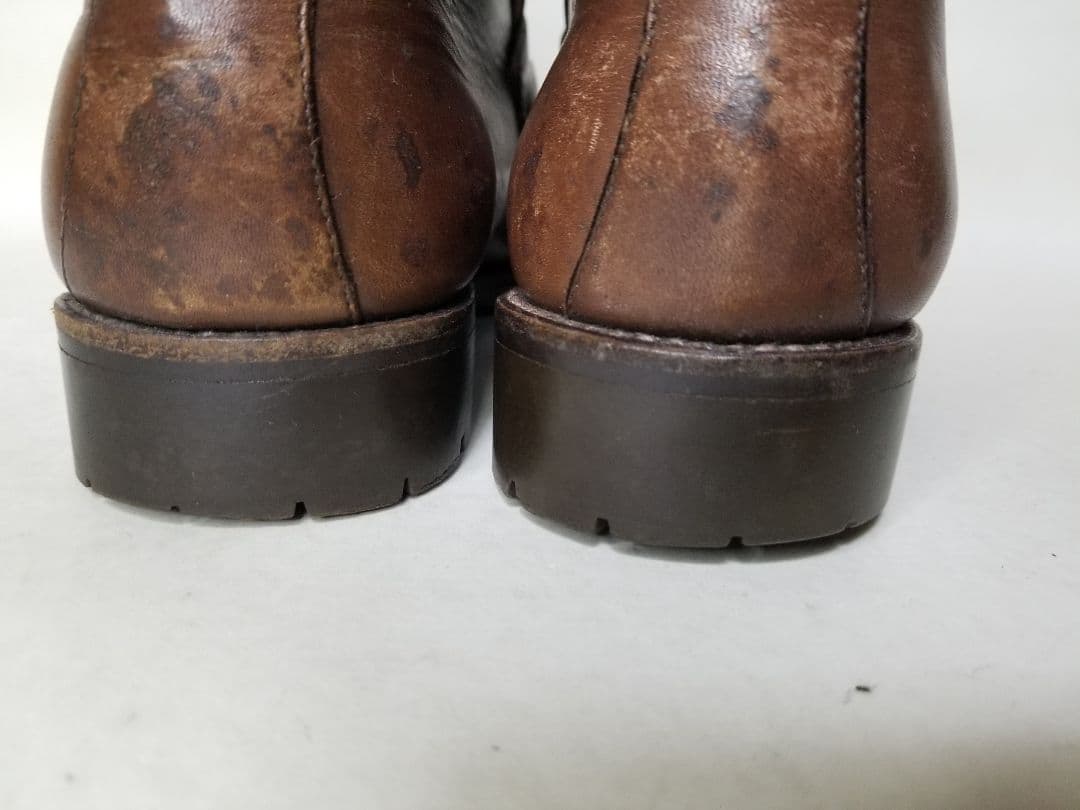 GUCCI グッチ 42 1/2 ホースビット ショートブーツ ブラウン 茶色