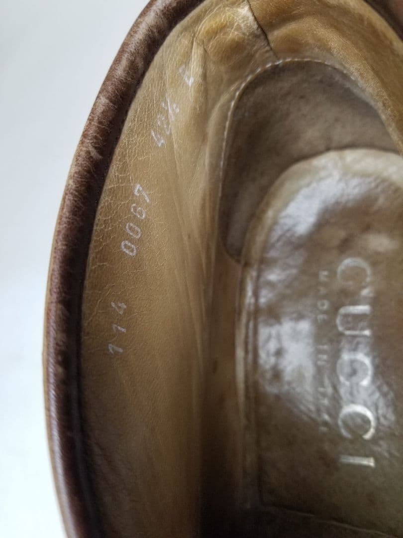 GUCCI グッチ 42 1/2 ホースビット ショートブーツ ブラウン 茶色