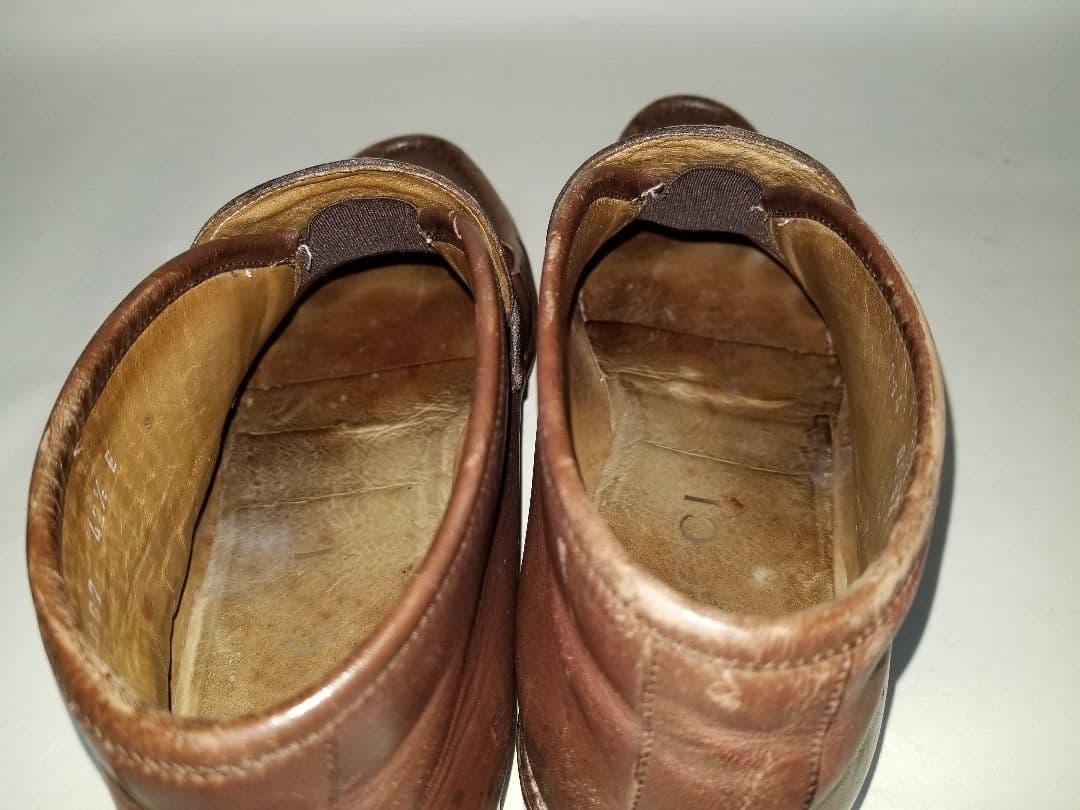 GUCCI グッチ 42 1/2 ホースビット ショートブーツ ブラウン 茶色