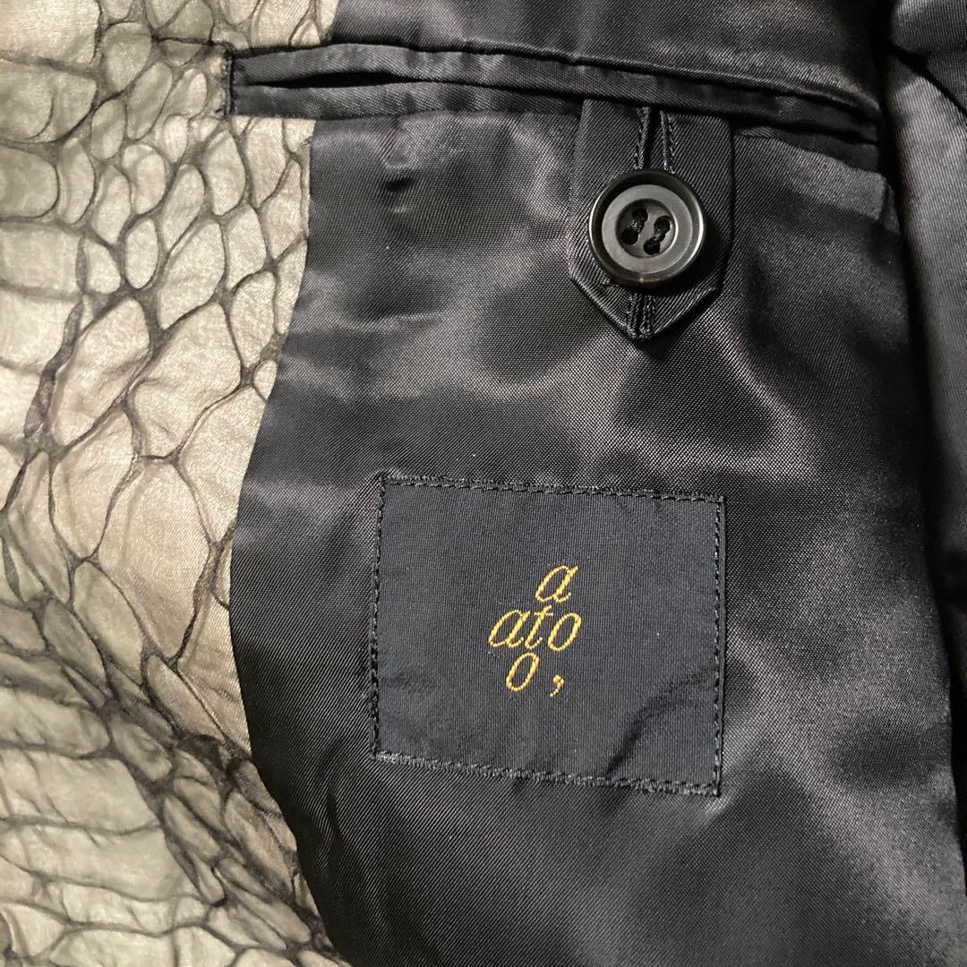 E*a様 ato アトウ 2B テーラードジャケット シルク サイドベンツ 日本