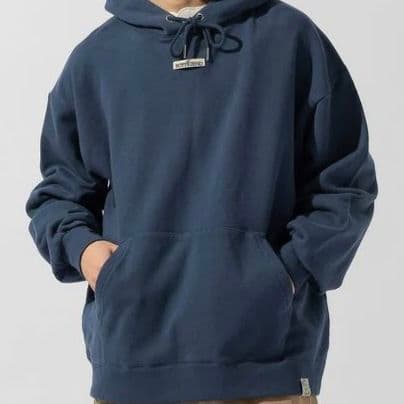 ボーイフレンド シーズン2 × ニコアンド【コラボ フーディー 】ネイビー•L